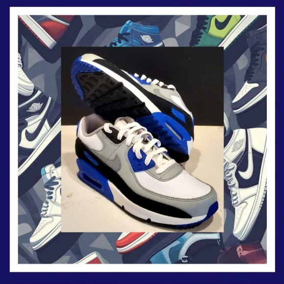 Nike Air Max 90 'Hyper Blue' - Picture 6 of 16
